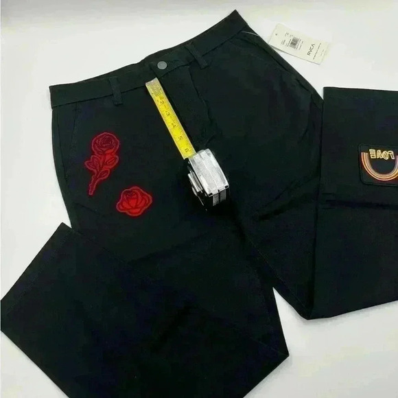🆕 RVCA Skater Pant - Mark Oblow pant size 27”. NWT - Picture 7 of 10